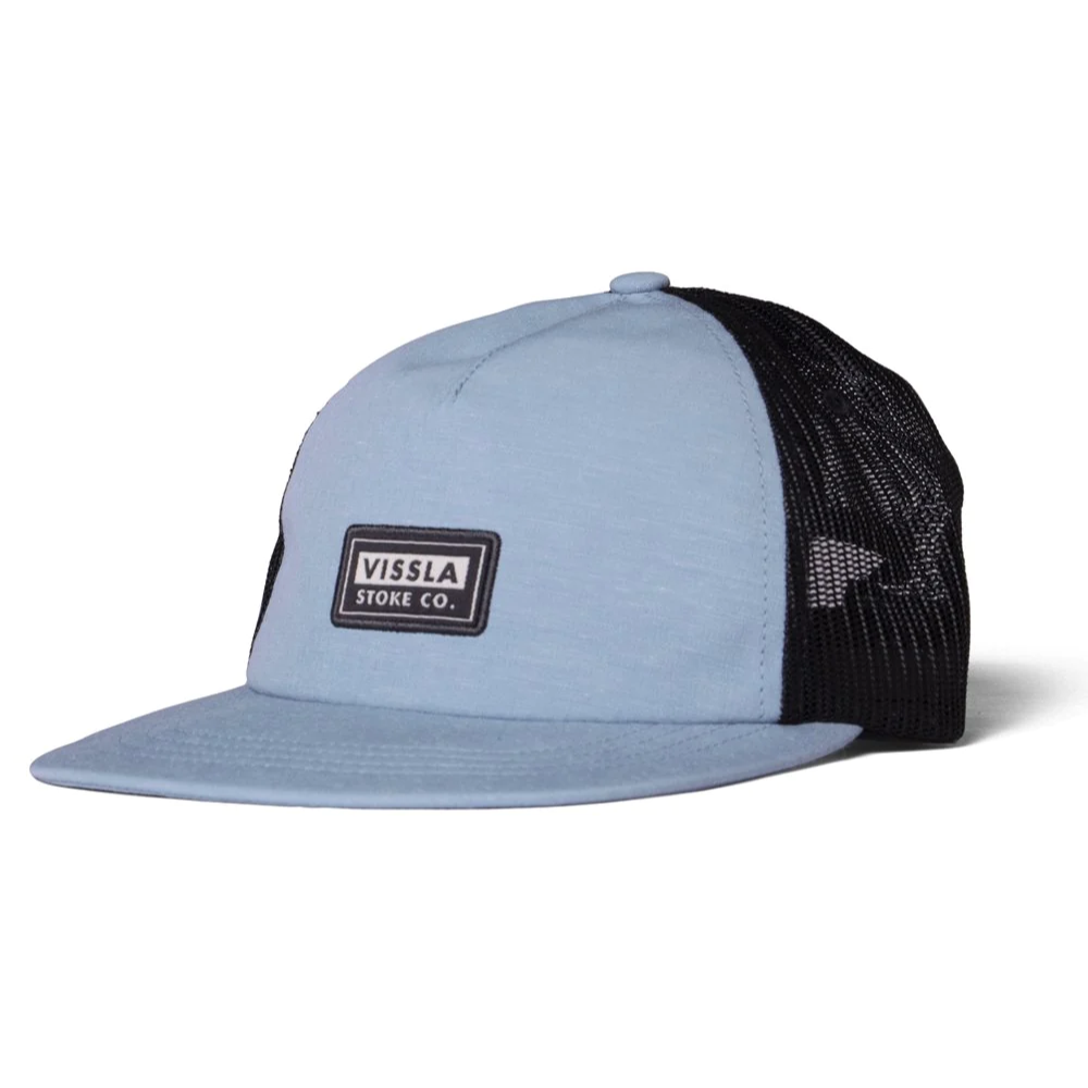 VISSLA Last Day Eco II trucker hat - Faded Denim