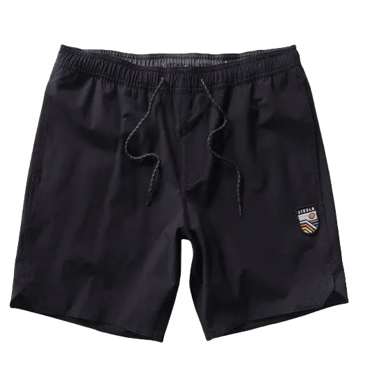 VISSLA Solid Sets 17.5" Ecolastic boardshorts - Black