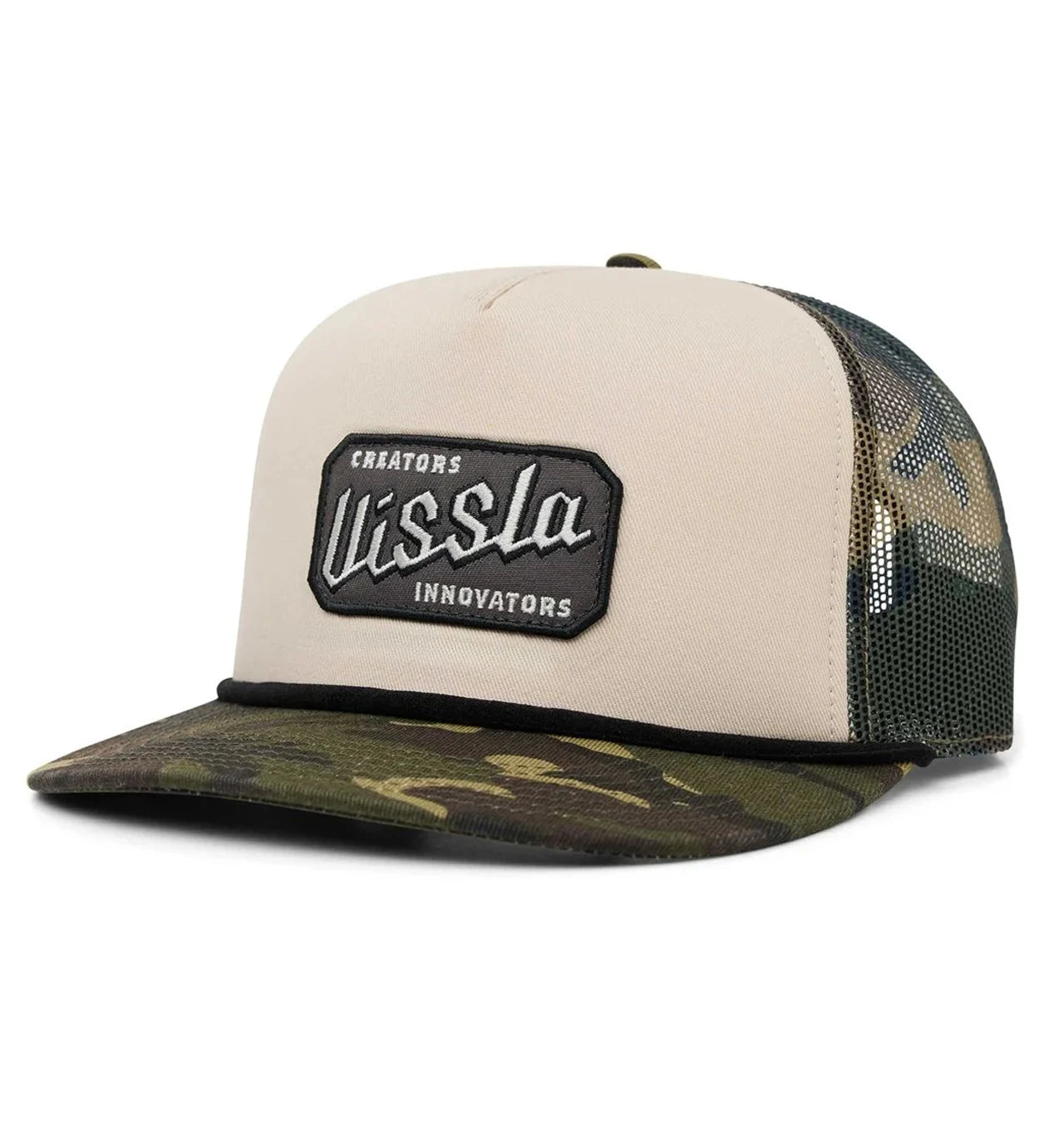 VISSLA Garage Foam trucker hat - Camo