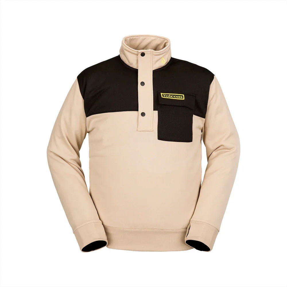 VOLCOM SHE 2 Pullover Fleece - Mens - Khakiest