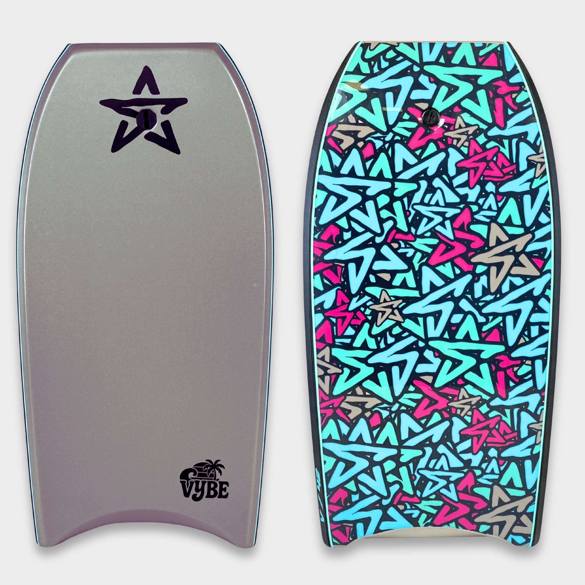 Stealth Vybe EPS 36 Bodyboard - Grey/graphic