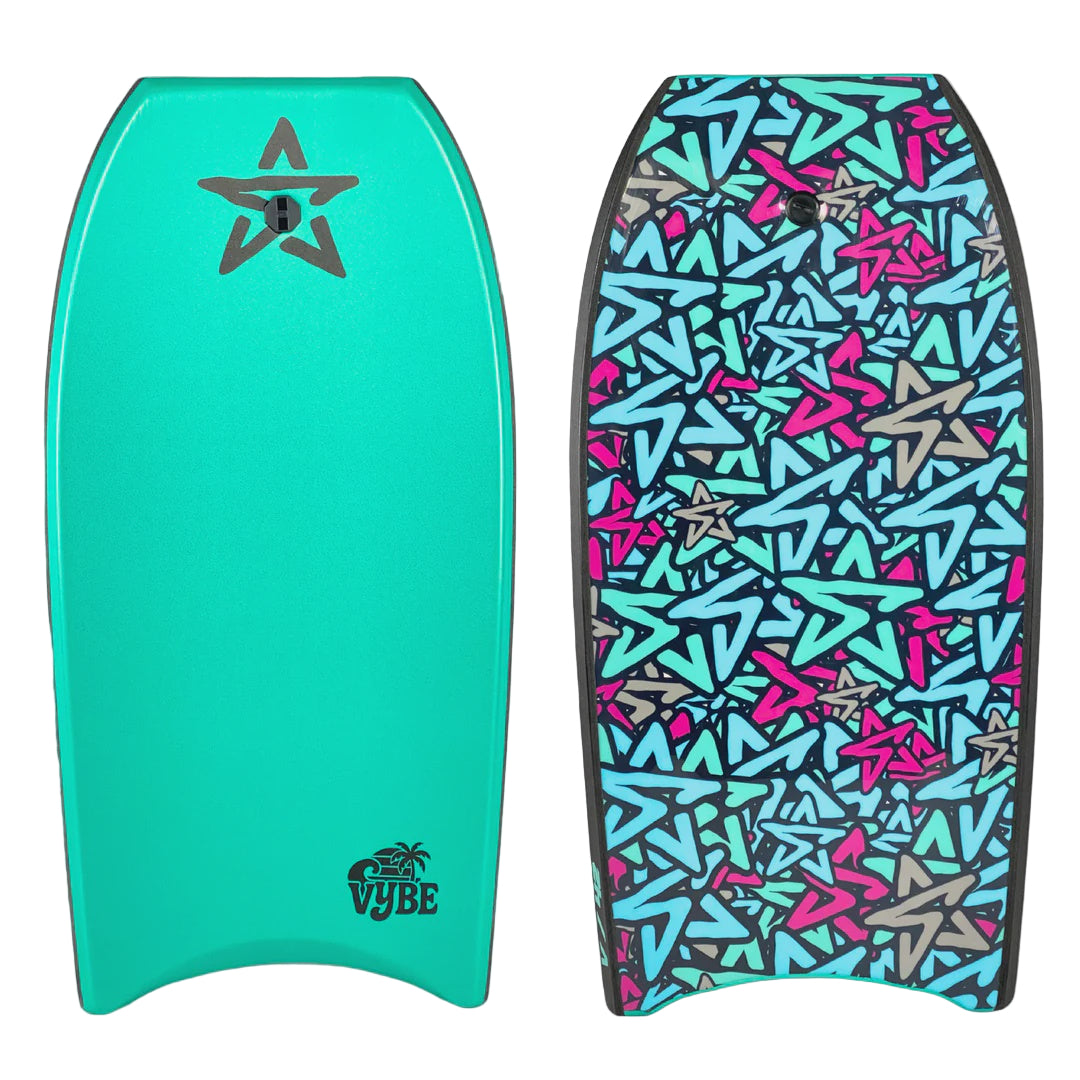 Stealth Vybe EPS 36 Bodyboard - Teal/graphic