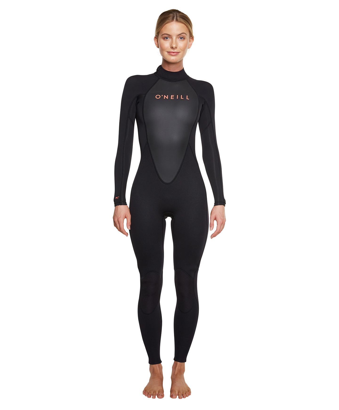 ONeill Reactor 3/2 Womens Steamer - Black Black