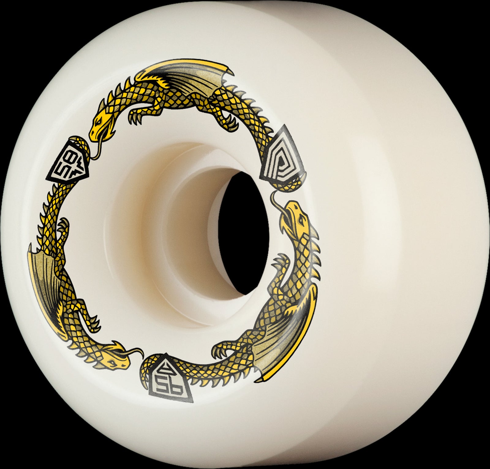 POWELL PERALTA Dragon Rat Bones II 95A 33W - White - 58mm