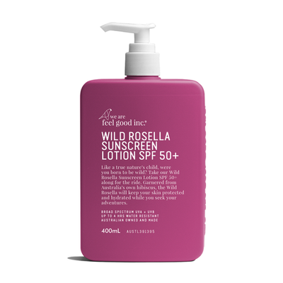 Feelgood Wild Rosella Sunscreen 400ml - Spf 50+