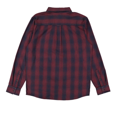 VOLCOM Shadowstone LS Flannel Shirt - Navy