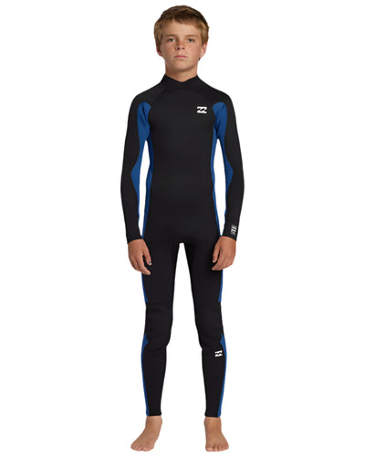 Billabong 302 Foil BZ FL Boys Fullsuit - Mid Blue