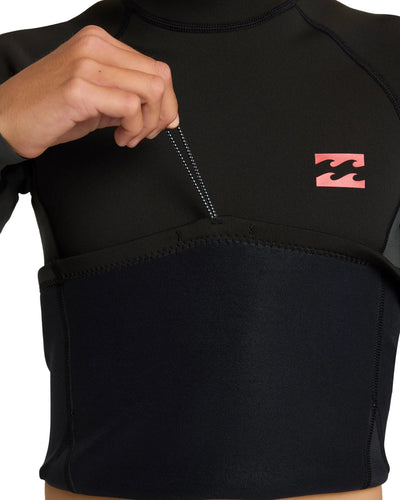 Billabong Absolute 1mm F/L Long Sleeve Jacket Wetsuit Top Boys - Black