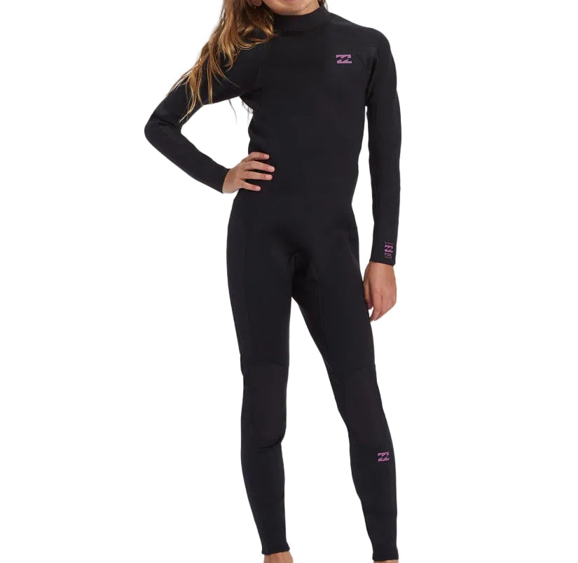 Billabong 302 Foil BZ GBS Girls Fullsuit - Black Orchid