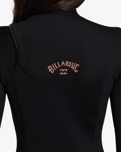 Billabong 302 Foil Chest Zip GBS Full Wetsuit Womens - Black