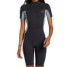 BILLABONG Foil FL Short Sleeve Spring Suit Womens - Washed Black