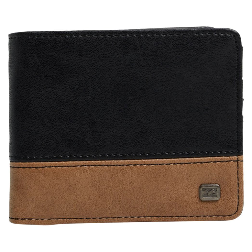 Billabong Dimension Wallet Black Tan STM Snow Surf Skate