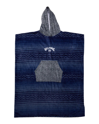 BILLABONG Mens Hooded Towel - Dusty Navy