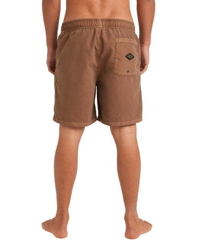 Billabong Mens All Day OD Layback 17" Boardshorts - Tobacco