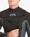 Billabong Absolute 302 Chest Zip GBS Full Wetsuit Mens - Dark Grey