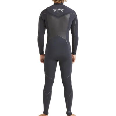 BILLABONG 3/2mm Absolute Natural Chest Zip Steamer - Mens - Black
