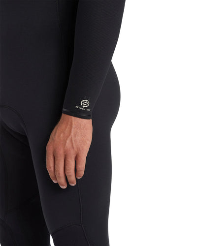 Billabong Revolution 302 Natural Chest Zip Full Wetsuit Mens - Black Red