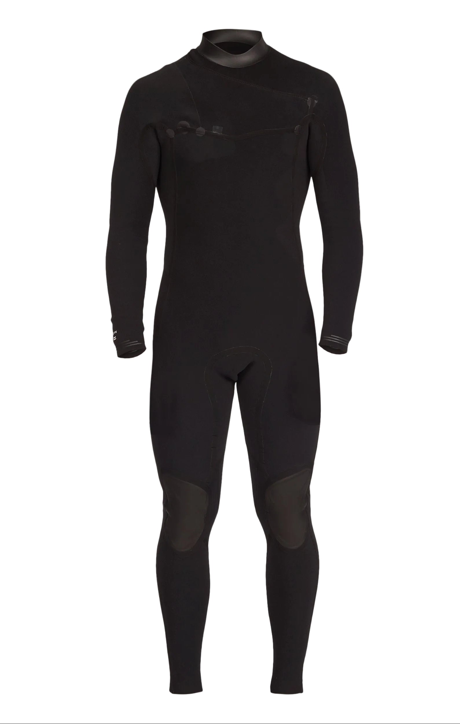 Billabong Revolution 302 Natural Chest Zip Full Wetsuit Mens - Black Red