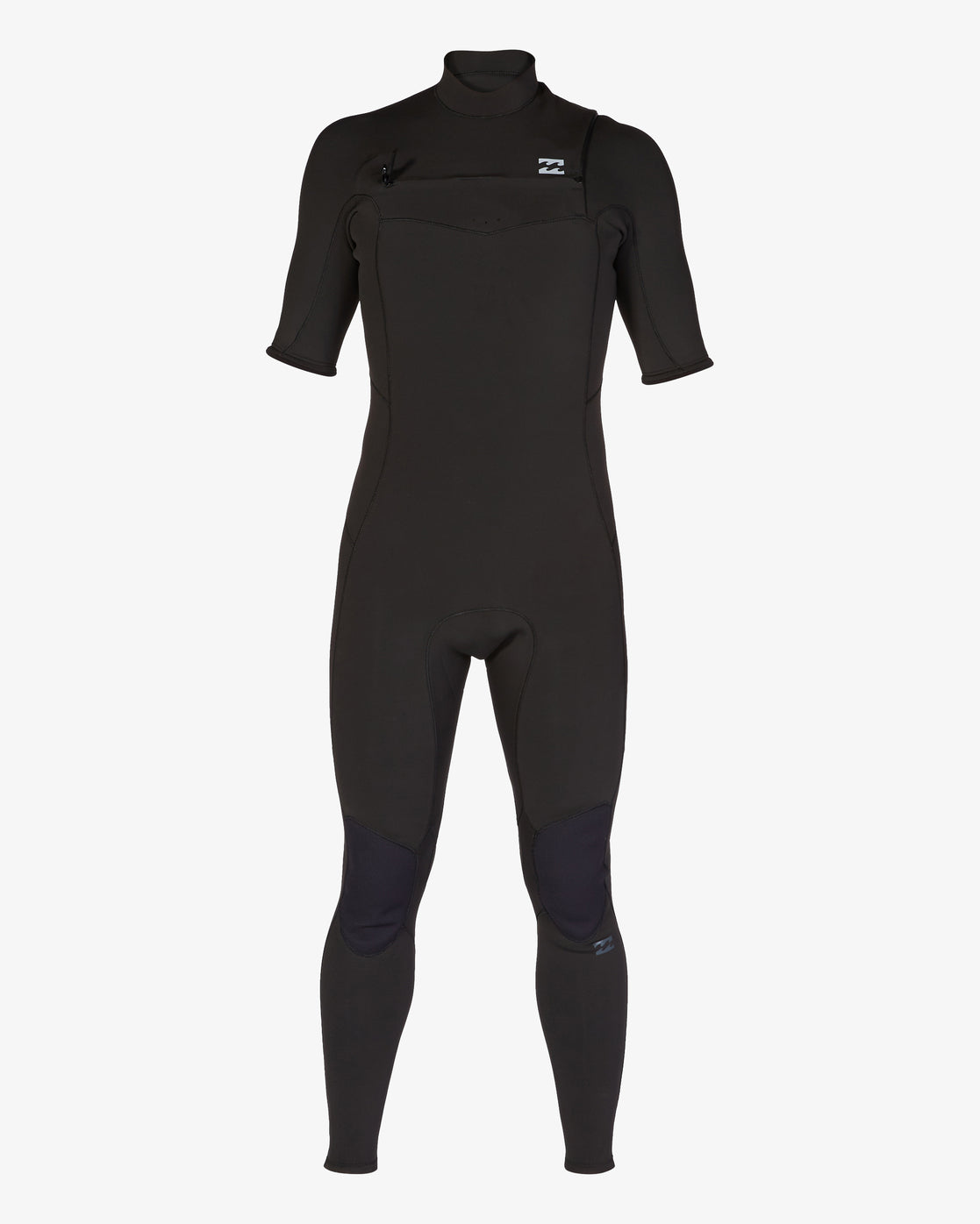 Billabong Absolute 202 Chest Zip Short Sleeve GBS Full Wetsuit Mens - Black
