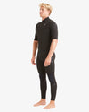 Billabong Absolute 202 Chest Zip Short Sleeve GBS Full Wetsuit Mens - Black