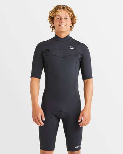 BILLABONG 202 Absolute Natural CZ SS Spring Suit - Mens - Black