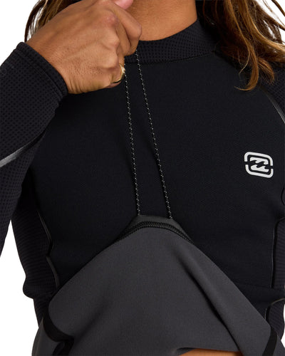 Billabong Furnace Pro Series Jacket Wetsuit Top Mens - Black