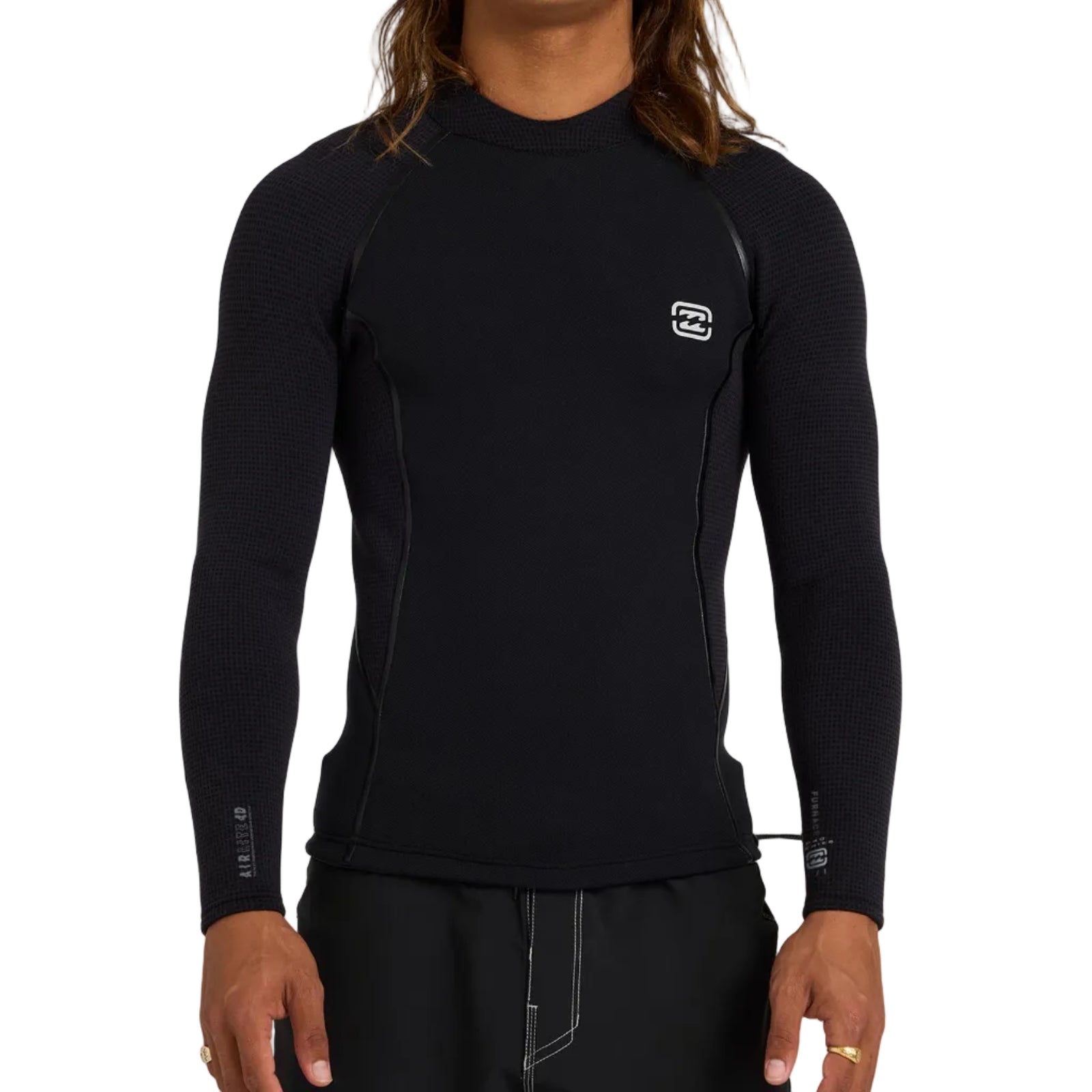 Billabong Furnace Pro Series Jacket Wetsuit Top Mens - Black