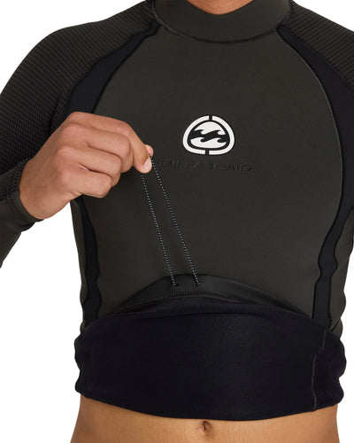Billabong Absolute Ultra Long Sleeve Jacket Wetsuit Top Mens - Black