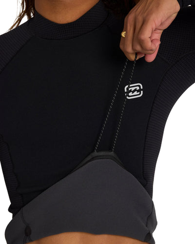 Billabong Furnace Revo Long Sleeve Jacket Wetsuit Top Mens - Black