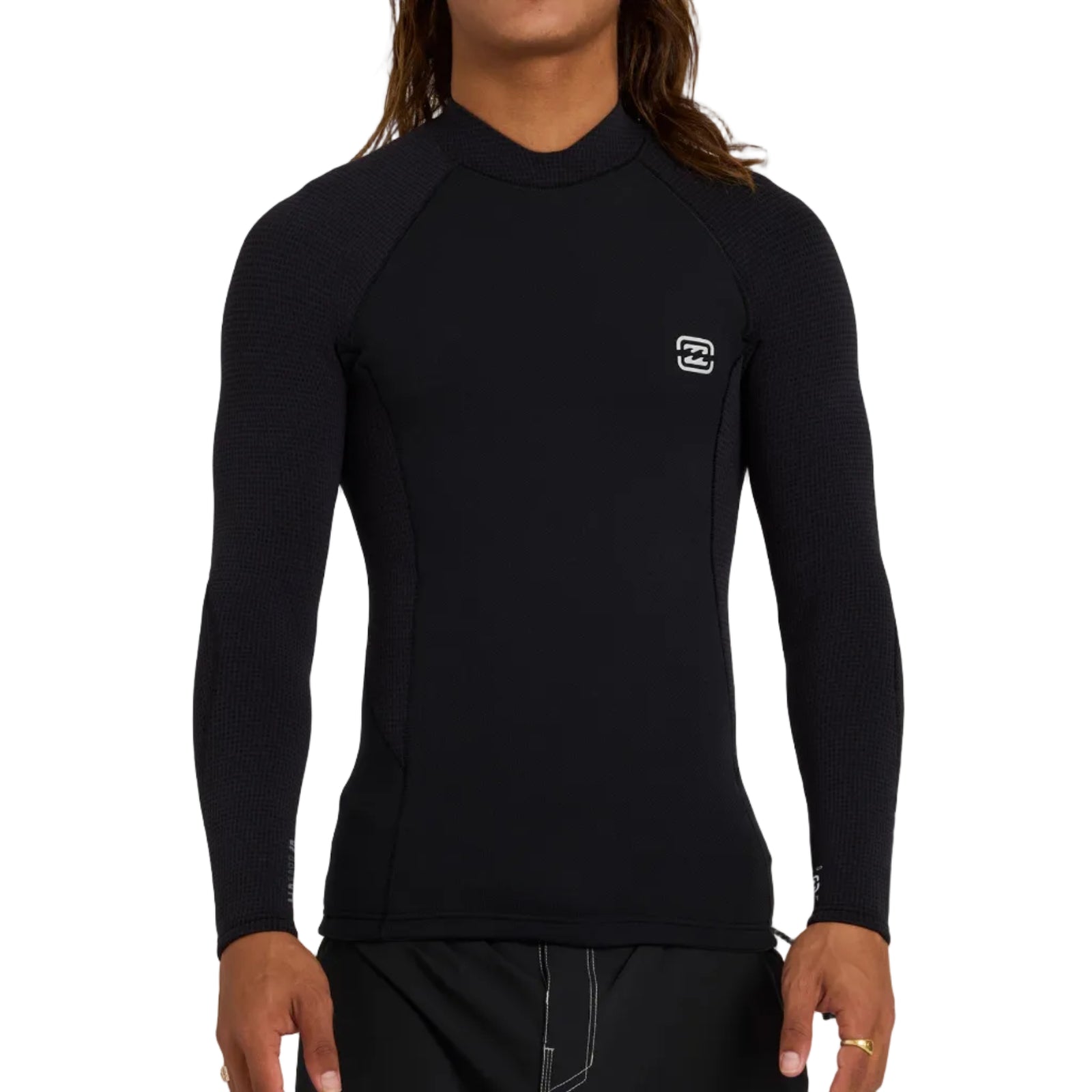 Billabong Furnace Revo Long Sleeve Jacket Wetsuit Top Mens - Black