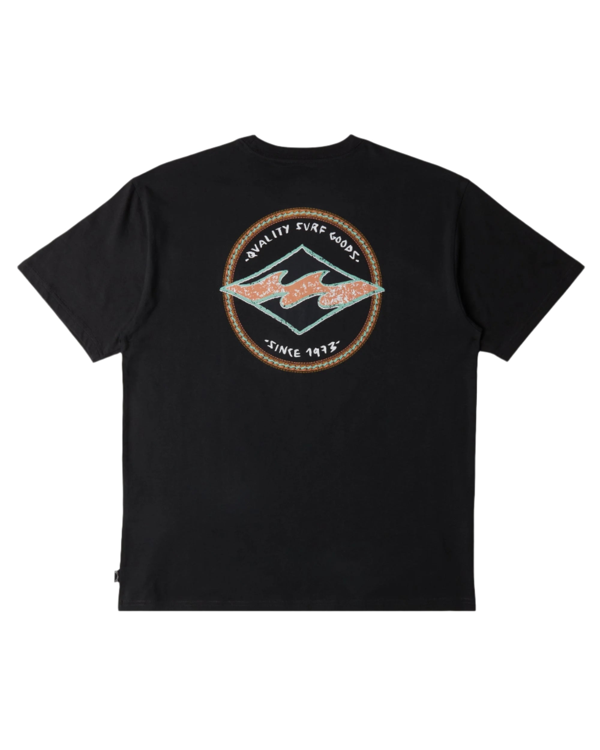 Billabong Rotar Diamonds Tshirt Mens - Washed Black