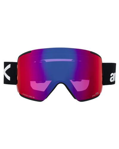 ANON M5 LB goggles - Black w/ Sunny Red
