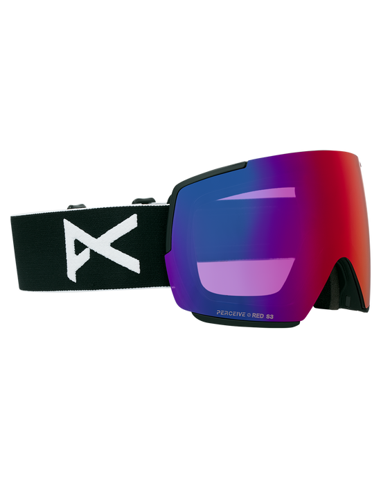 ANON M5 LB goggles - Black w/ Sunny Red