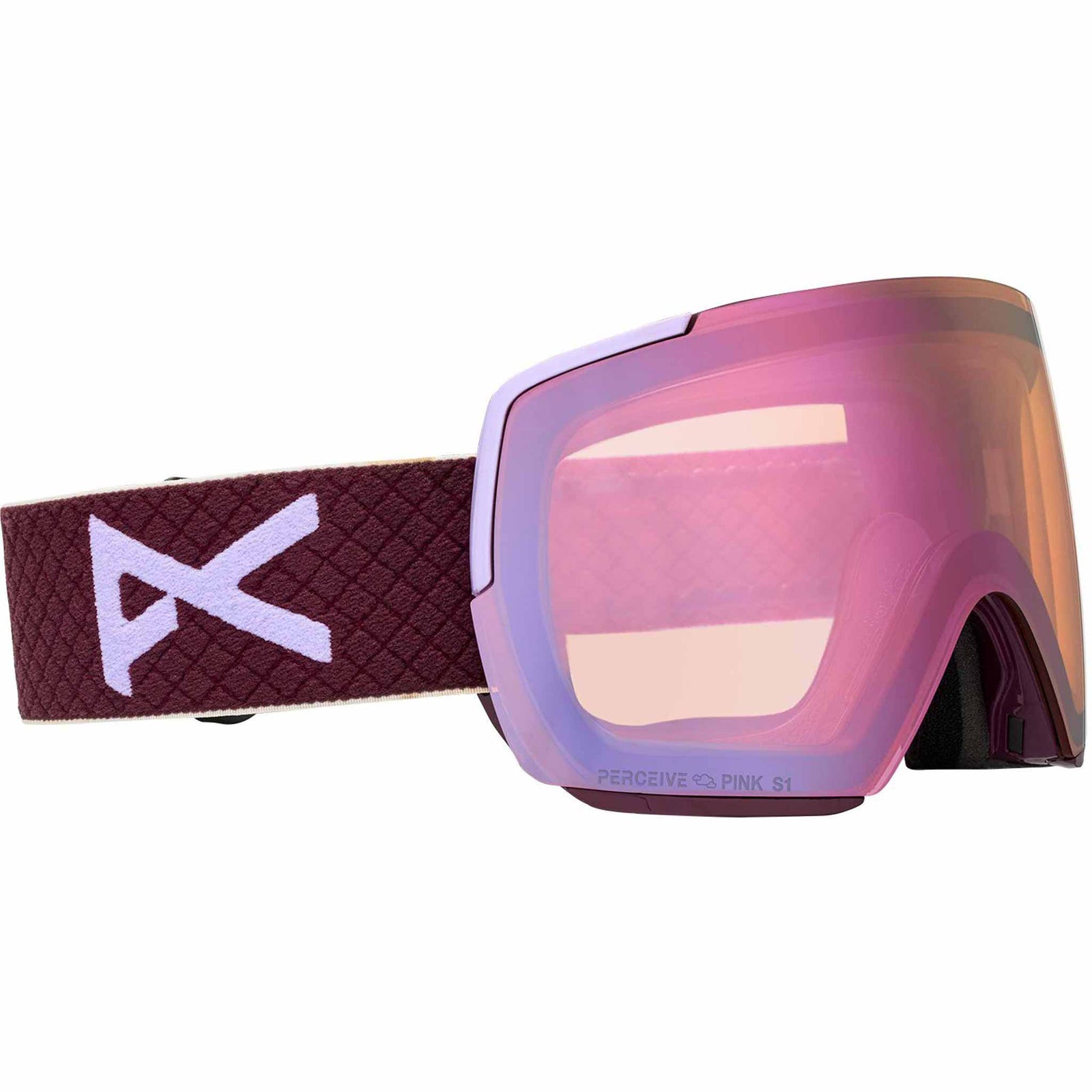 ANON M5S LB goggles - Deep Cherry w/ Cloudy Pink