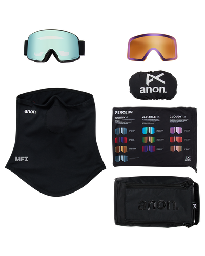 ANON M6 goggles - Black w/ Variable Blue