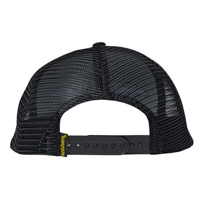 ANTIHERO Basic Eagle trucker hat - Black/Black