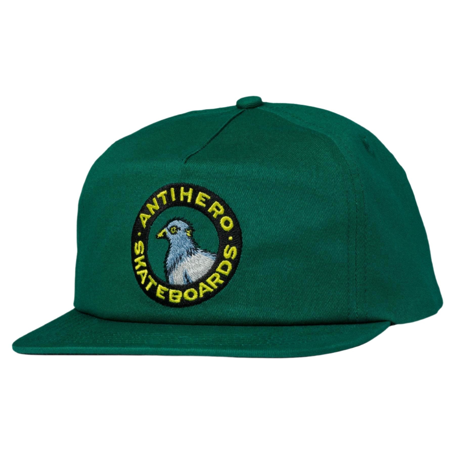 ANTIHERO Pigeon Round adjustable cap - Dark Green