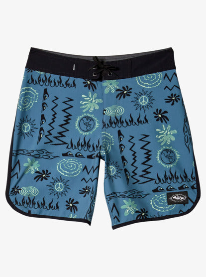 Quiksilver Surfsilk Radical Youth 16 Boardshort - Agean Blue