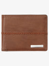 Quiksilver Stitchy 3 Wallet - Chocolate Brown