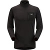 Arcteryx Rho LT Zip Neck Mens - Black Saphire