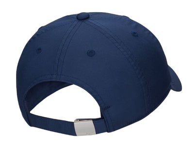 NIKE DriFit Club Unstructured Metal Swoosh Cap - Navy