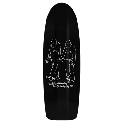 SKATE SHOP DAY 2025 x KROOKED Gonz Beamer HATE skateboard deck - 10.75