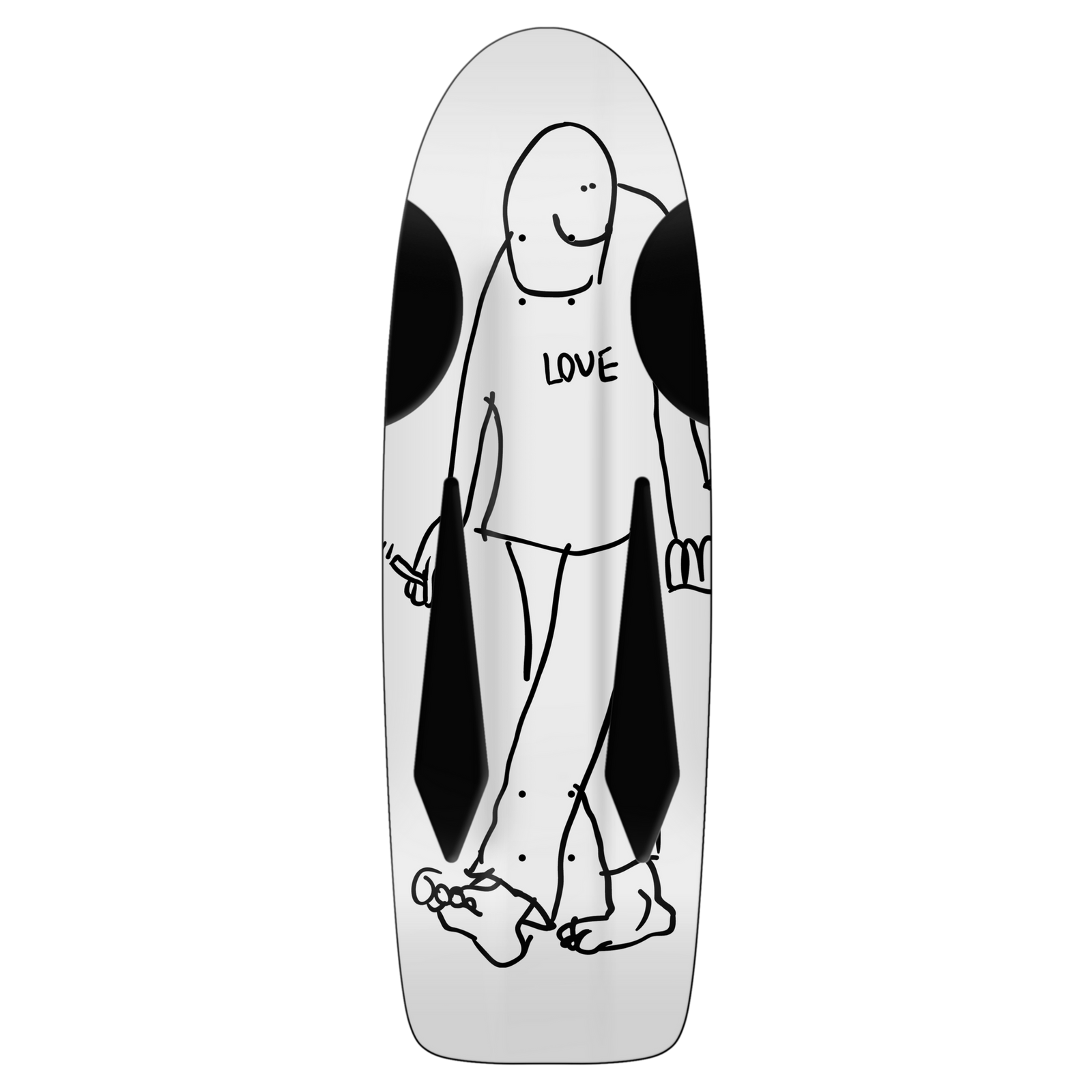 SKATE SHOP DAY 2025 x KROOKED Gonz Beamer LOVE skateboard deck - 10.75