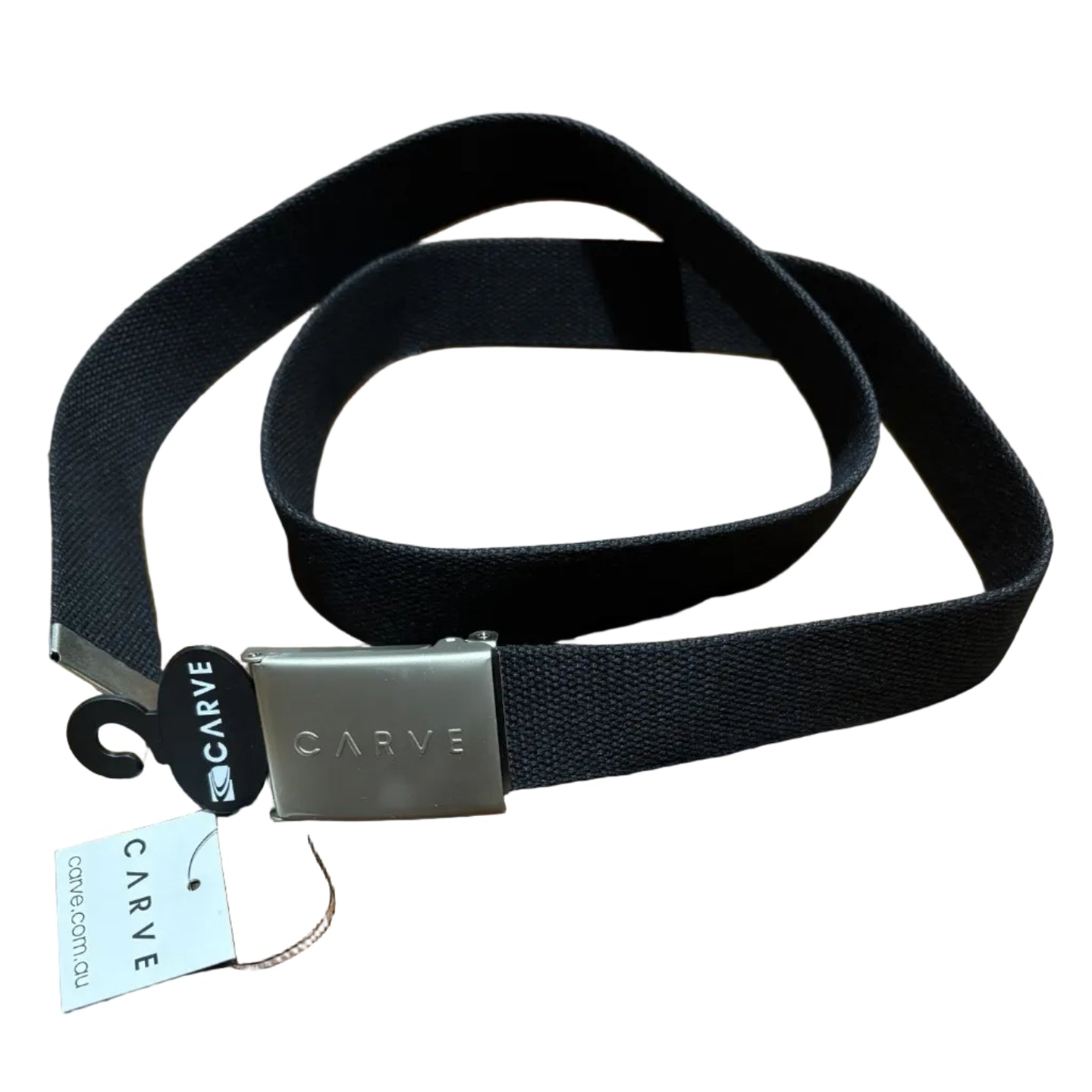 CARVE Hawker Webbing Belt - Black