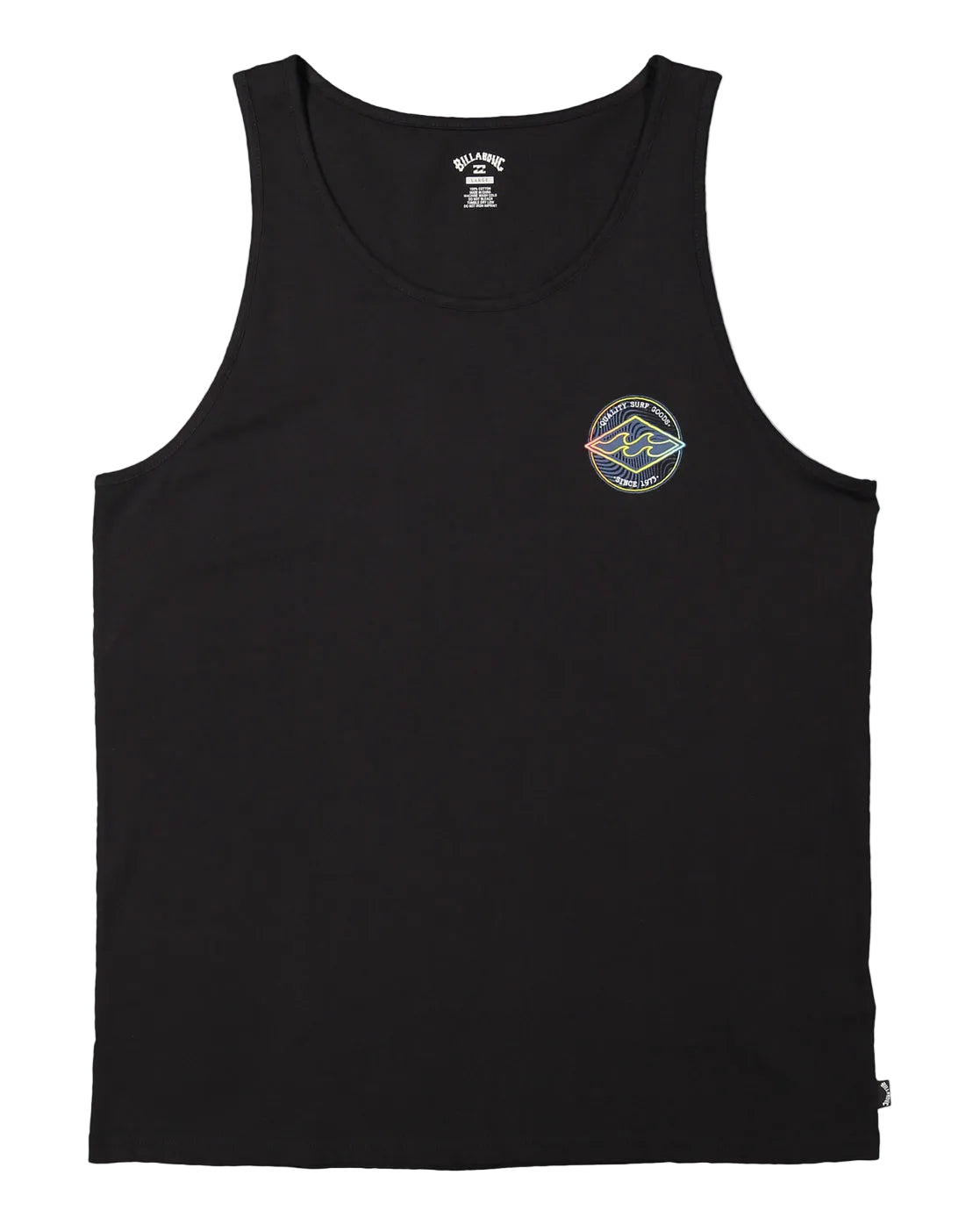 Billabong Rotar Diamond Tank Top Mens - Washed Black