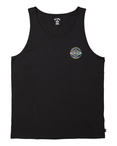 Billabong Rotar Diamond Tank Top Mens - Washed Black