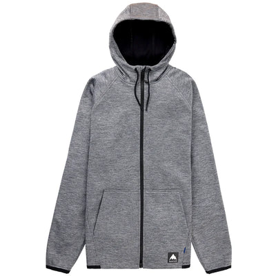 BURTON Crown Weatherproof Full zip -Black Heather