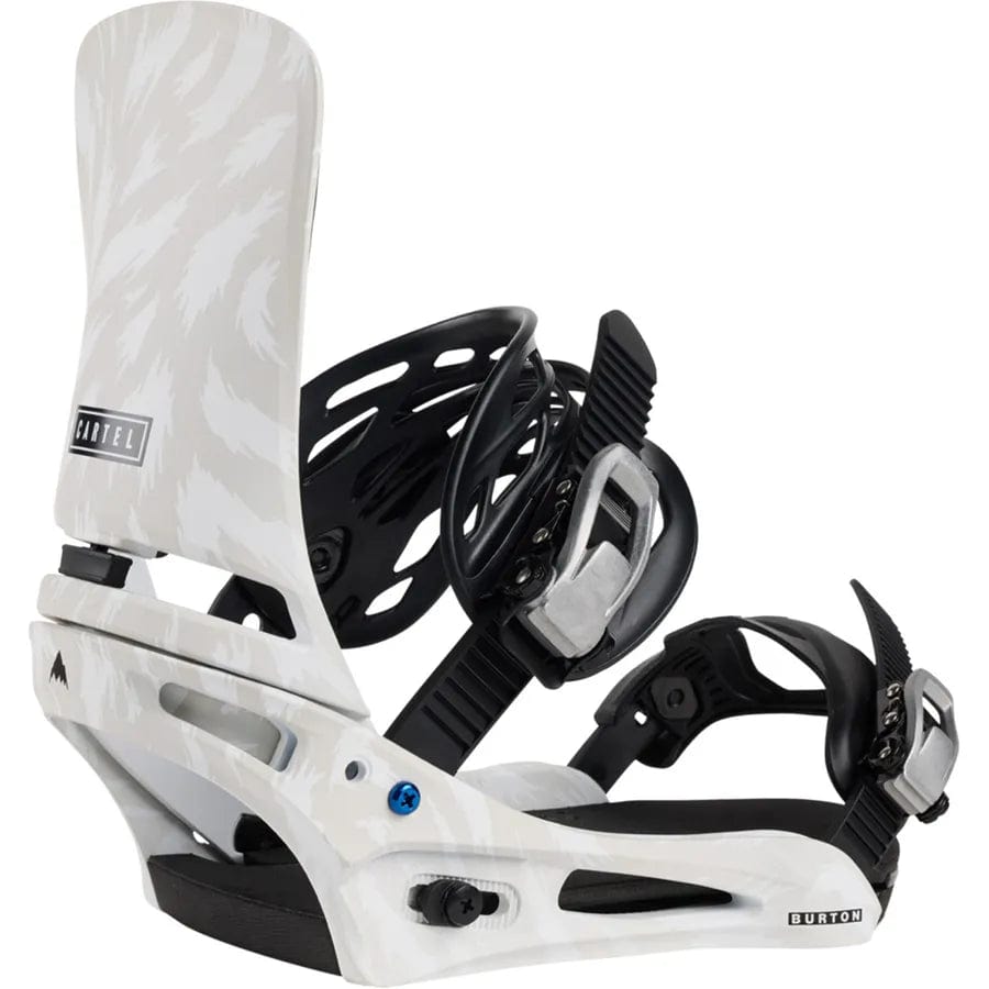 BURTON Cartel snowboard bindings - Mens - Grey/White - STM Snow