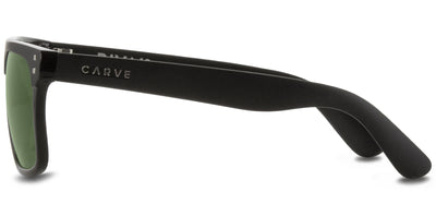 Carve Rivals Sunglass - Matte Black Green Polarized