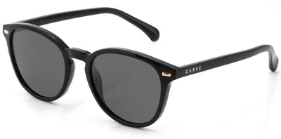 Carve Oslo Sunglass - Gloss Black Dark Grey Lens